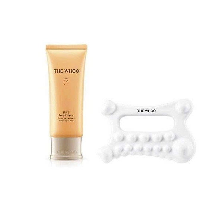 Mặt nạ phục hồi da Whoo Vàng In Yang Neck & Face Sleeping Repair