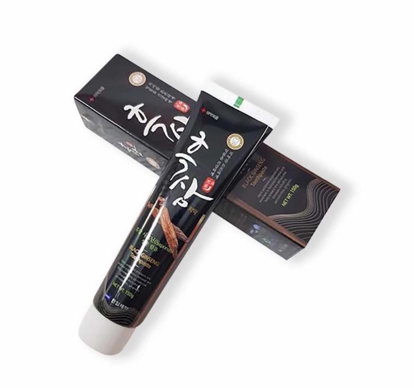 KEM ĐÁNH RĂNG HỒNG SÂM HẮC SÂM SÁP ONG HÀN QUỐC