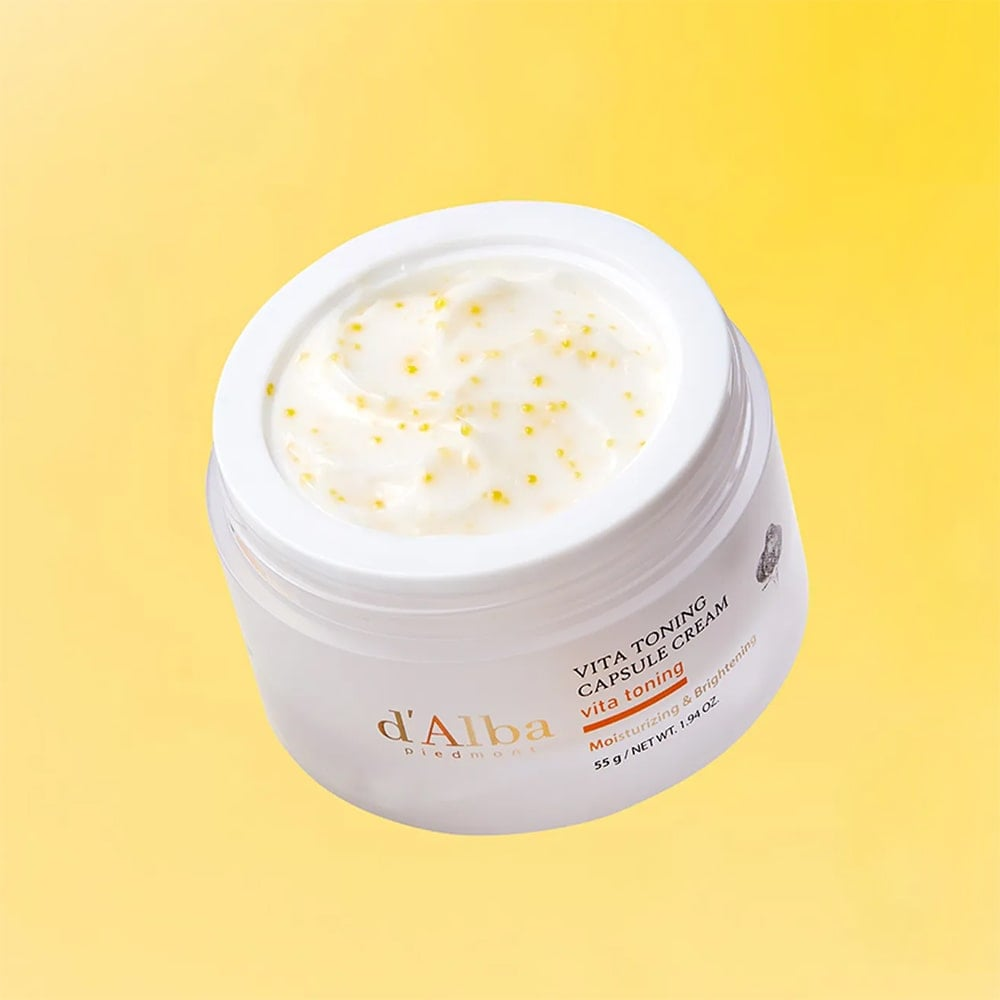 Kem Dưỡng Trắng Da d'Alba Vita Toning Capsule Cream - Image 3